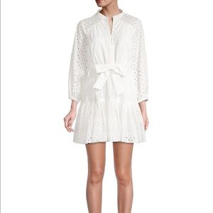 Likely karlie white eyelet dress NWT